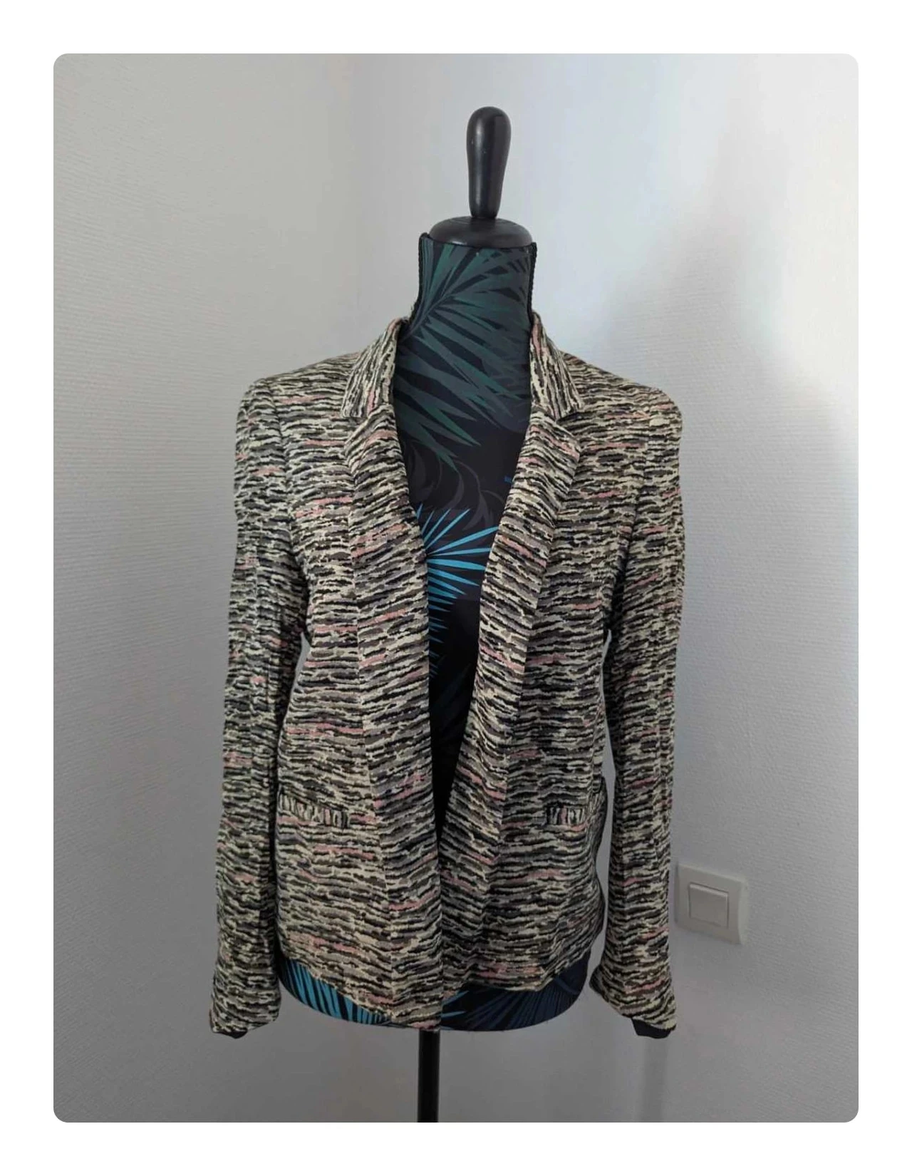 Blazer see u soon zèbre colorée taille M